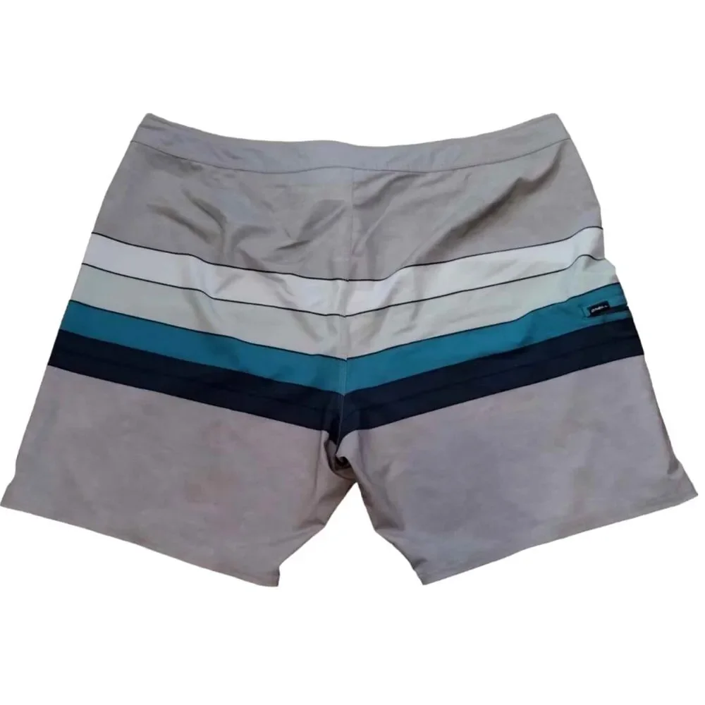 O'Neill Men's Hyperfreak Board Short Swimwear Multicolor Stripes Size 44